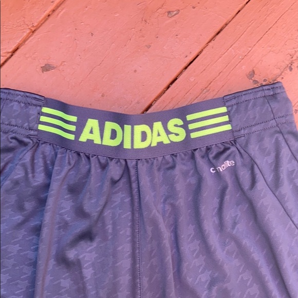 ADIDAS men Grey and Green Athletic Shorts size small - Picture 4 of 6